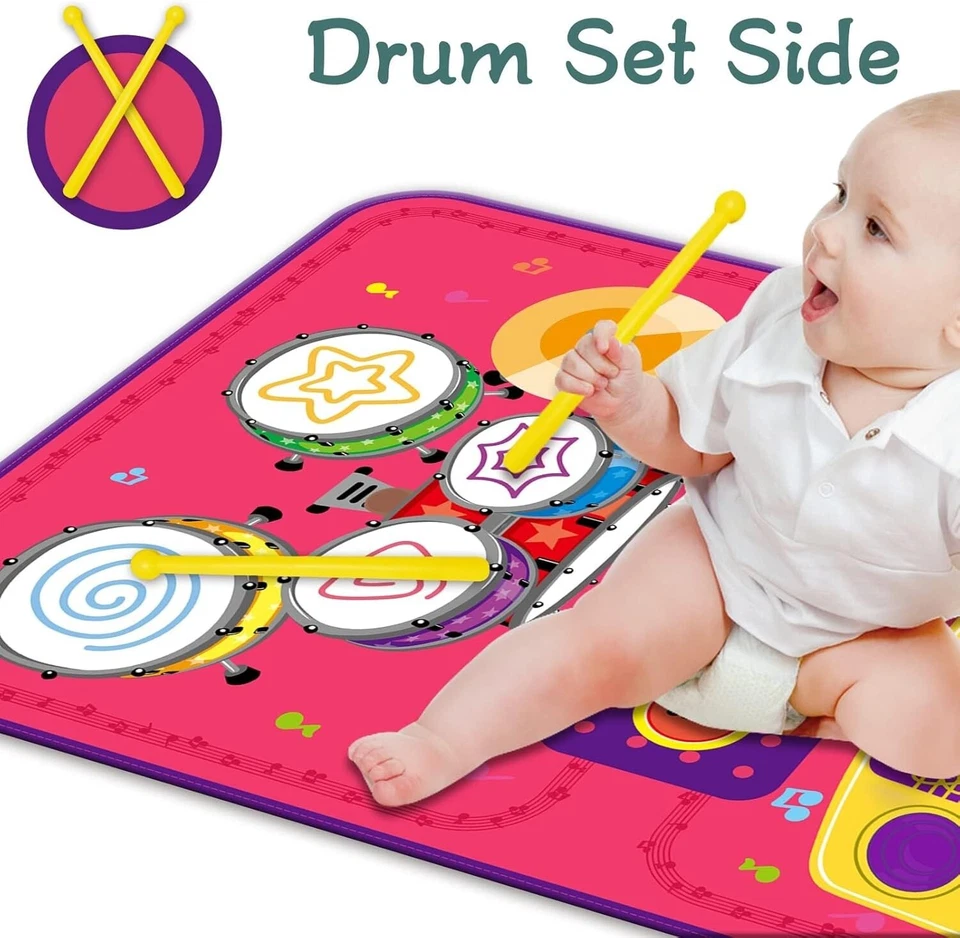 Baby Music Toy Play Mat Dance Mat Toys Crawling Pad Kids Dancing Blanket - Image 4 of 4