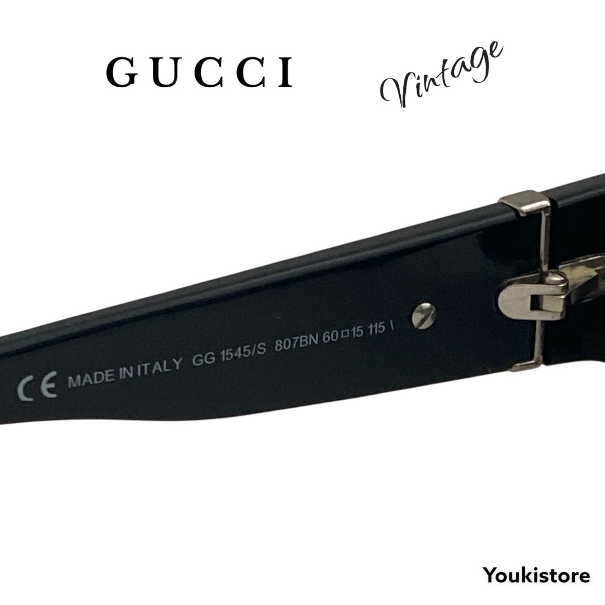 GUCCI occhiali da sole GG 1545/S 807BN RARE VINTAGE 90s sunglasses 