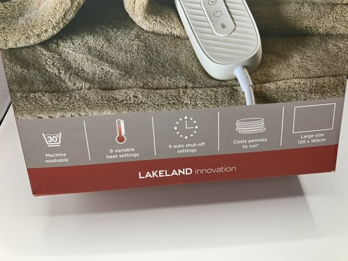 Lakeland StaySnug Velvety Taupe Heated Throw Blanket Electric - 第 3/7 張圖片
