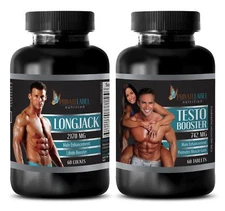 maca - LONGJACK & TESTOSTERONE 742MG COMBO - testosterone booster for men sex