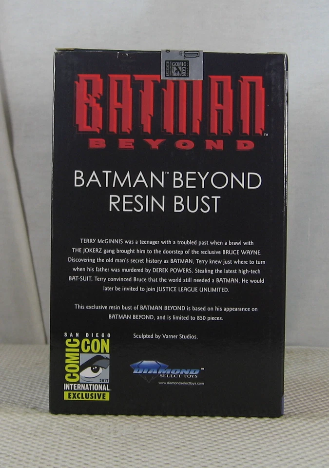 Batman Beyond Bust 077/850 Batman Beyond Serie Animada 2017 SDCC NUEVO SELLADO Foto 4 de 4