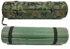 ORIGINAL MILITARY ISSUE FOAM SLEEPING SLEEP MAT PAD MATTRESS + BAG POLISH ARMY