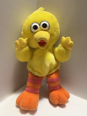 Sesame Street 8” Tyco Big Bird And 12” Sesame Street Elmo Plushies
