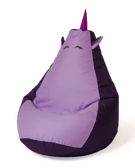 5905359295051 Sako Tasche pouffe Einhorn lila-hell lila L 105 x 80 cm Go Gift 16690₽