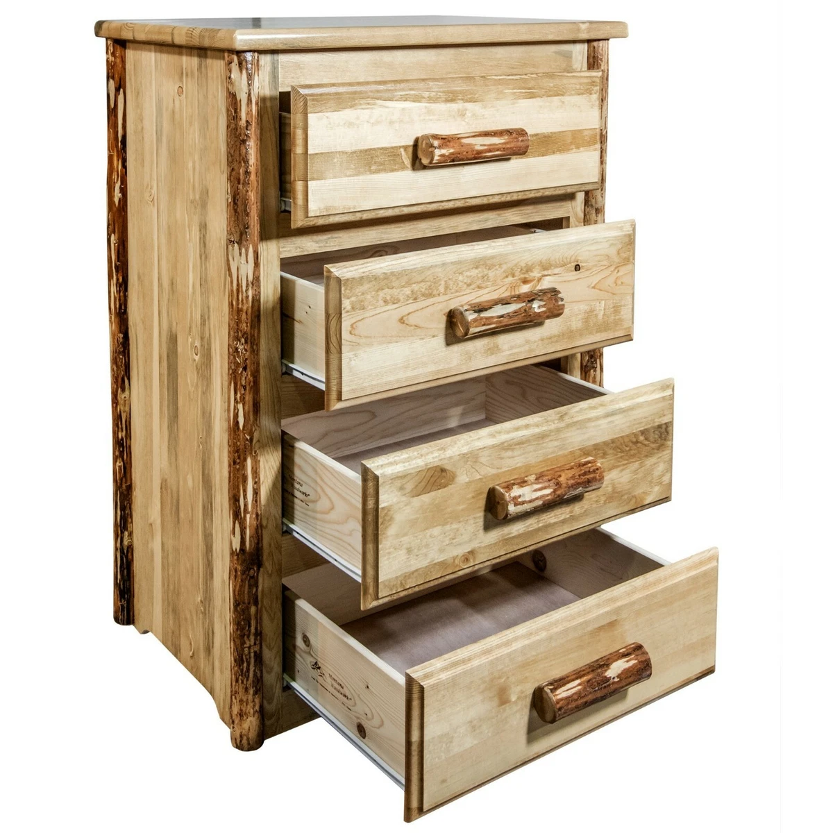 Rustic 4 drawer online dresser