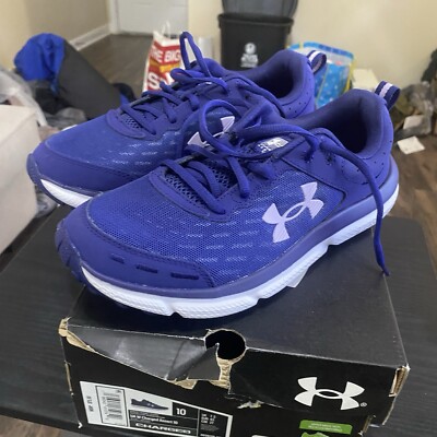 Under Armour Charged Assert 10  Running Shoes Womens 10 3026179-501 Blue Sneaker