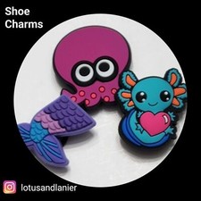Shoe Charms "Axolotl" Set of 3