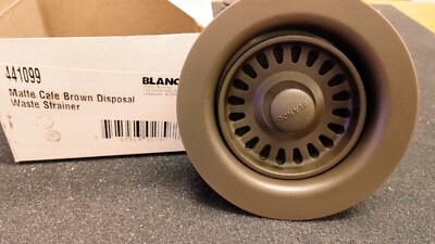 Blanco 441482 Disposal Flange Trim 3.5'' No Basket Strainer Matte Cinder