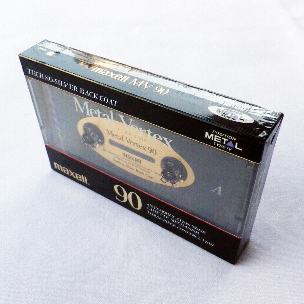 MAXELL METAL VERTEX MV 90 Blank Audio Cassette Tape Metal Bias 