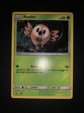 Carta Pokémon Rowlet Holo Sm01  Promo Sole E Luna Ita Italiano