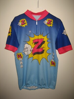 Z Vetements 90's vintage jersey shirt cycling maillot Santini maglia size XL