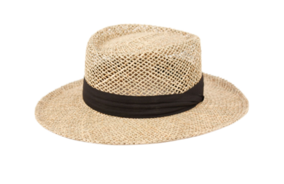 Gambler Women's Straw Hat with Grosgrain Band One Size 50 UPF