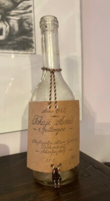 1912 TOKAJI Aszú 6 puttonyos VERY RARE Collectable empty Wine Bottle