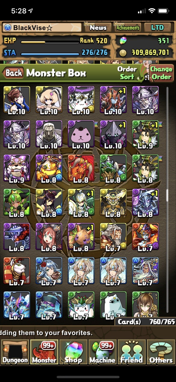 Puzzles and Dragons Rank 500+ Account eBay