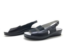 Goldkrone Damen Sandalen Gr. 38,5 Sandaletten Riemchensandalen Komfort Schwarz