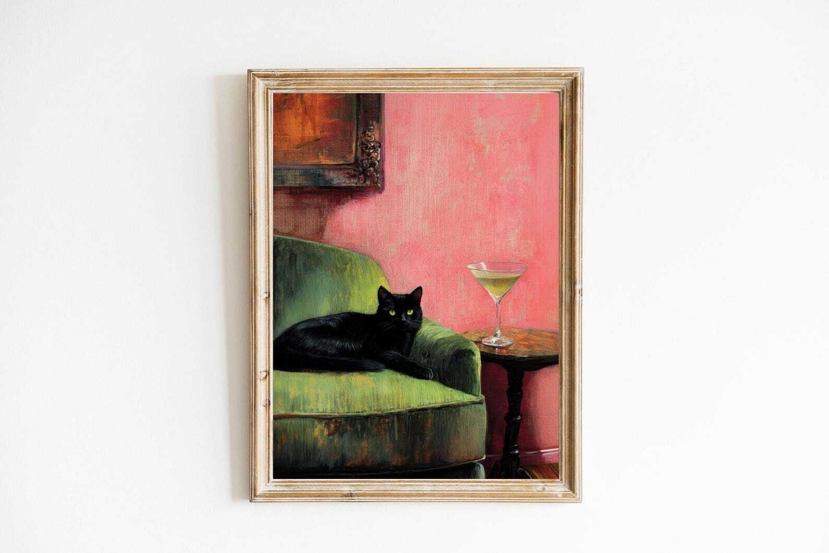 Le Chat Noir Wall Art, Canvas Prints, Framed Prints, Wall Peels | Great