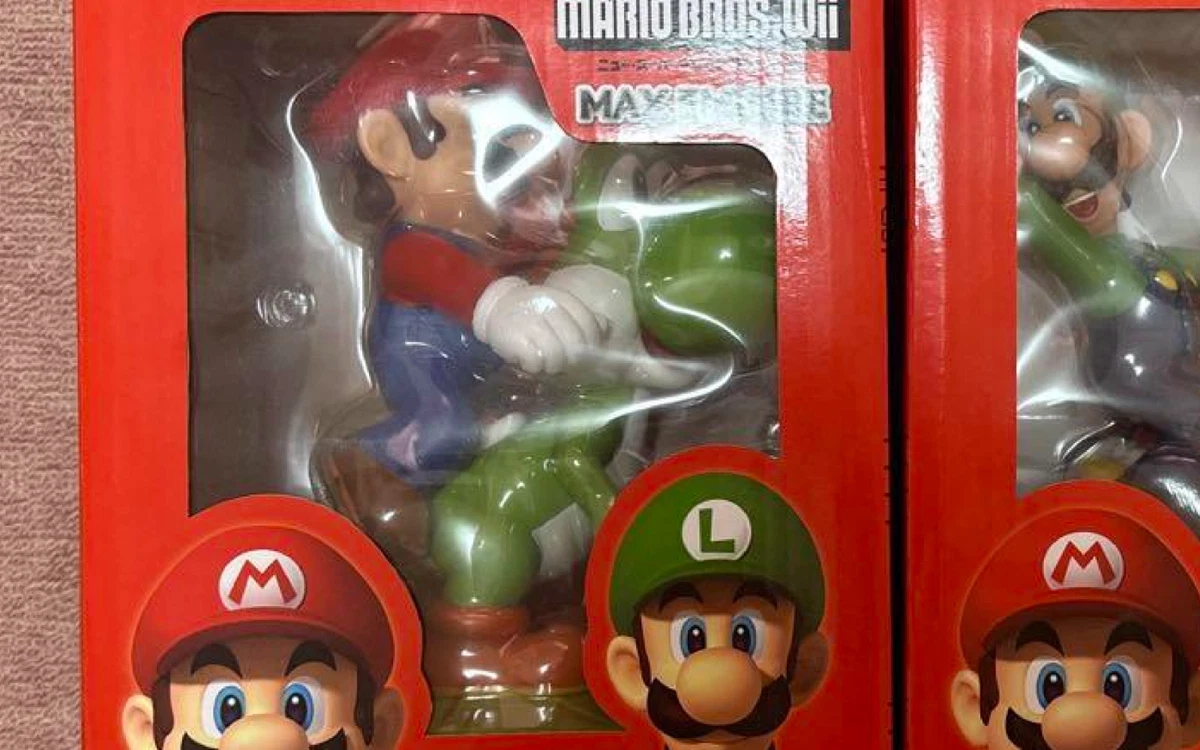 Action Figure Mario, Luigi e Yoshi