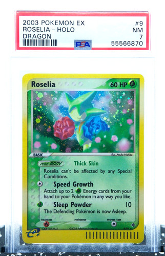 Roselia graded PSA 7 for sale on eBay