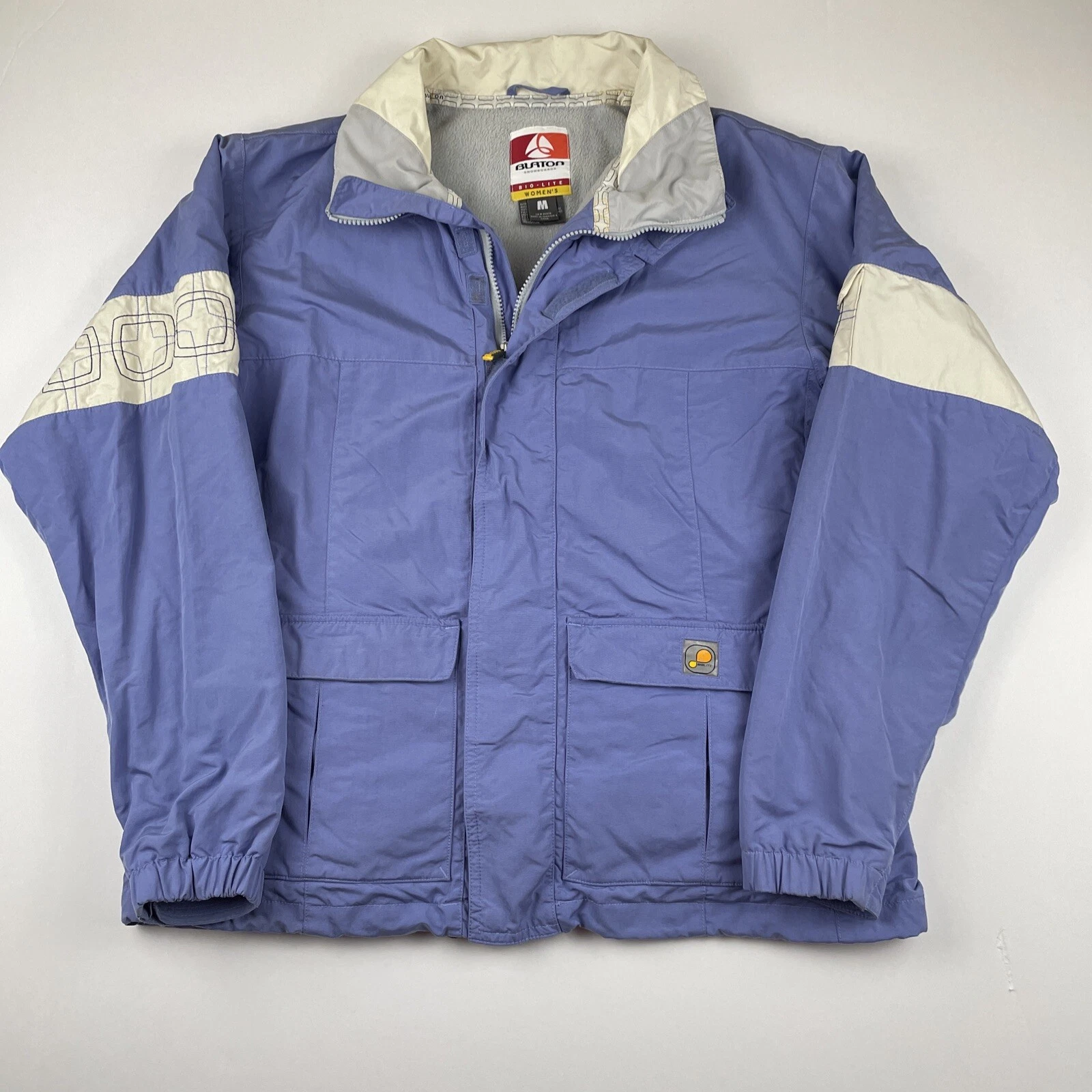burton biolite winter waterproof fleece lined jacket