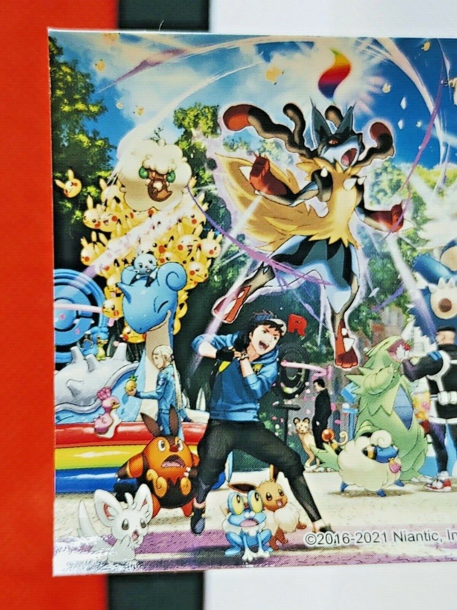 Pokemon Go 5th Anniversary Pokemon Center Stickers NINTENDO