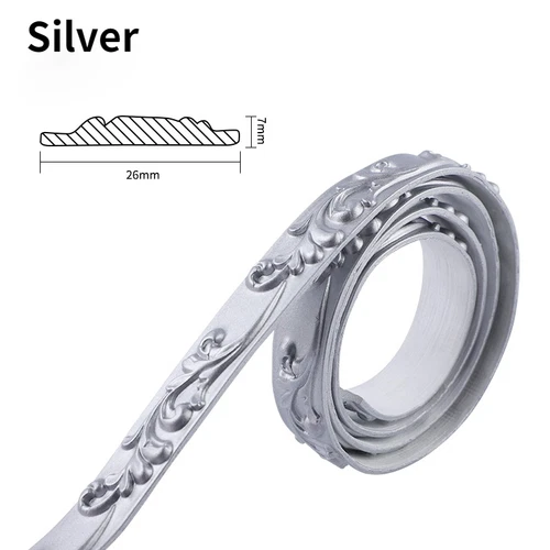 Frame Mold Wall Border Skirting Waist Line 3D Ceiling Edge Self-adhesive - Picture 12 of 20