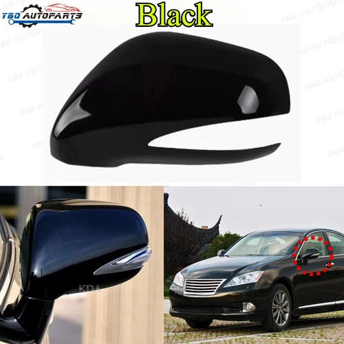 Black Left Side Mirror Cover for For Lexus ES240 ES250 ES350 2009-2012 wing