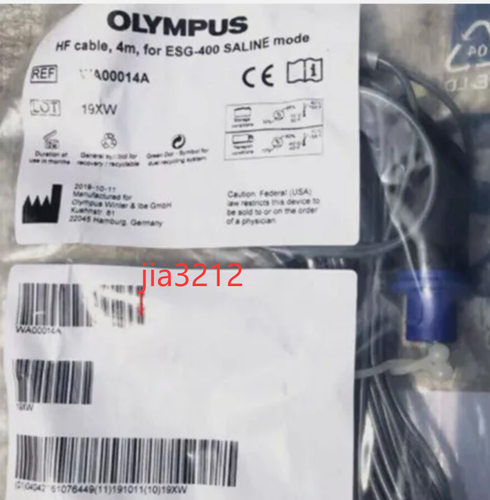 Câble HF Bipolaire Olympus WA00014A 4m - Neuf D'origine Pour ESG-400 SALINE - Pièce Médicale Authentique