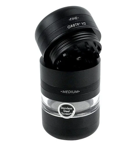 Kannastor GR8TR V2 BLACK Grinder JAR Body 2025 / New in Box / SK2J-GR8-BLK