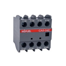NOFUEL 1PCS CA5-04E 4NC Auxiliary Contact fit for A9-A110 Contactor