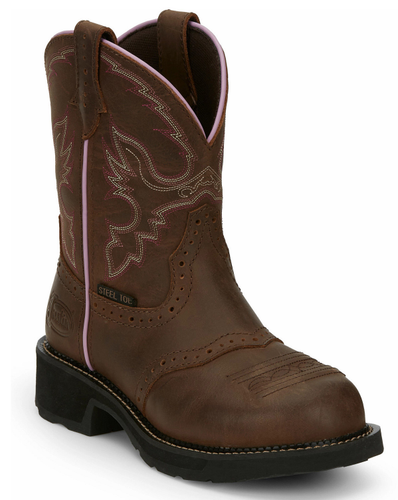 Justin Women's 'Wanette' Steel Toe EH Pull On Work Boot GY9980