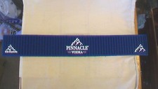 Pinnacle Vodka Drink Responsibly Bar Rail Spill Mat for Bar, 24" x 3.5"