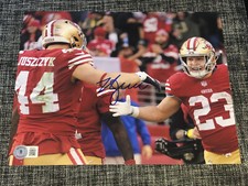 KYLE JUSZCZYK SIGNED AUTOGRAPH 8X10 PHOTO SAN FRANCISCO 49ERS BECKETT BAS COA