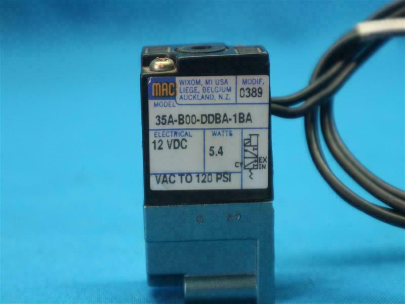 New MAC Valves Circuit Bar 6 Station Pilot Manifold 35A-B00-DDAE-1BA 24VDC