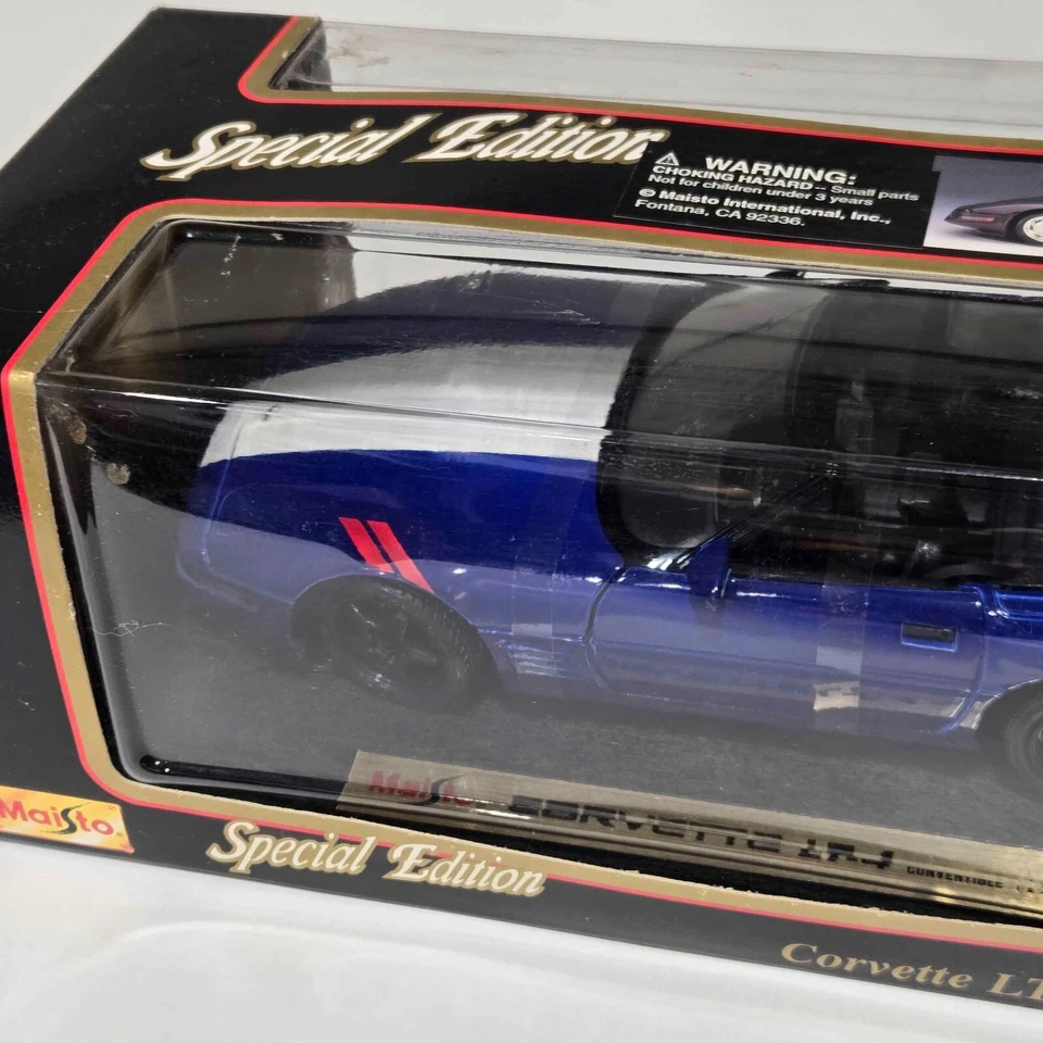 MAISTO 1:18 SCALE 1996 CHEVROLET CORVETTE LT-4 GRAND SPORT DIE CAST MODEL - Image 3 of 4