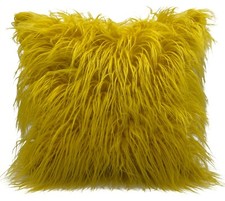 large cushion cover or cushions long Shaggy faux fur cushions 21x21" or 17x17"