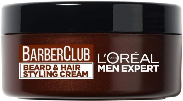 2 X L'oreal Men Expert Barber Club Beard Hair Styling Cream 75ml for sale  online | eBay
