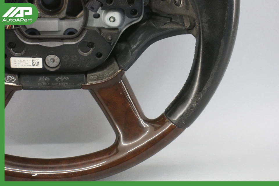 ✅ 07-10 Mercedes W221 S550 S450 CL550 Steering Wheel w/ Paddle Shifters Assy OEM - Image 3 of 4