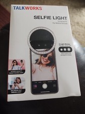 Talkworks Selfie Ring Light Universal Fit For Mobile Devices black