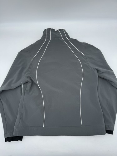 Snozu Women's Softshell Jacket XL Full Zip Fleece Lined Zip Pockets Black EUC - Picture 7 of 9