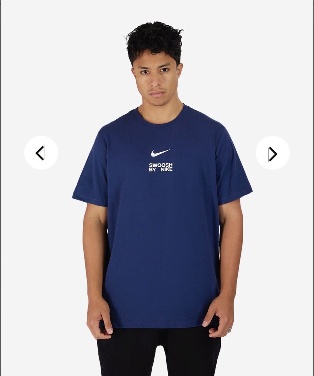 NWT Nike Sportswear Swoosh By Nike Men's Blue T-Shirt Sz 2XL