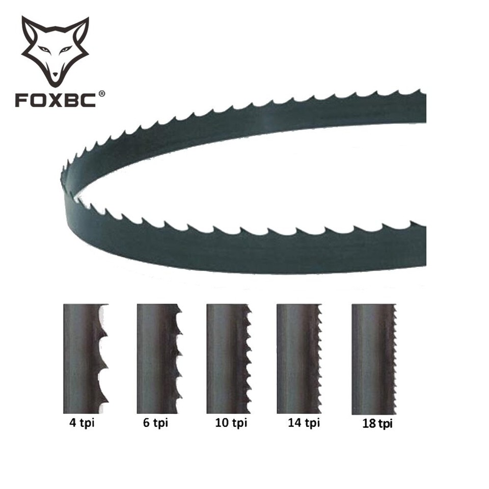 Lot de 2 lames de scie à ruban 1490 mm x 6,5 mm x 6 TPI.[Z1456