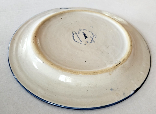 John B Taylor Pottery Milk Maid 11" Dinner Plate Hand Painted Louisville Pottery - Picture 7 of 9