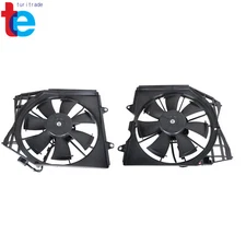 Left+Right Radiator Cooling Fan Assembly For 2018-2021 Honda Accord 1.5 2.0