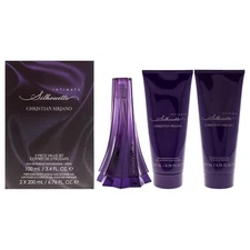Christian Siriano Silhouette Intimate for Women 3pc SET 3.4 oz EDP + BODY LOTION