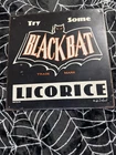 Black Bat Licorice Vintage Metal Sign