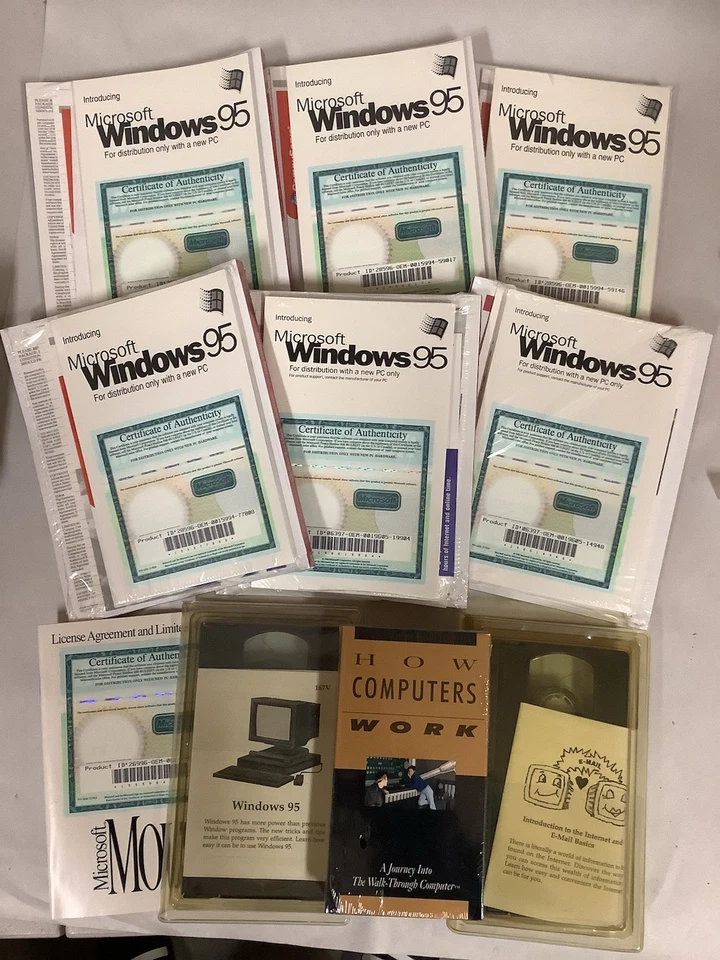 Microsoft Windows 95 CD-ROM Setup Series Estate Collection