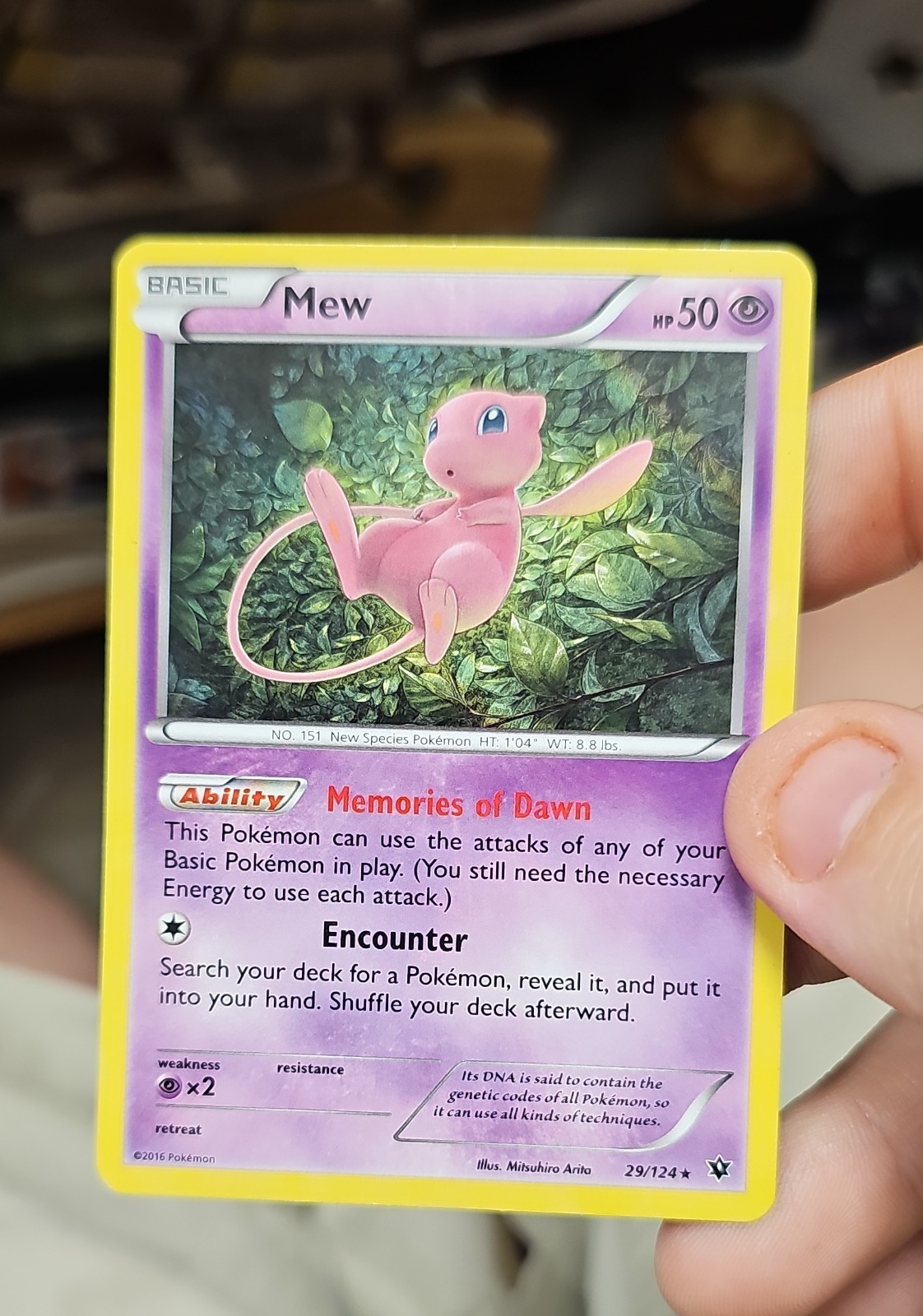 Mew 29/124 Fates Collide Holo