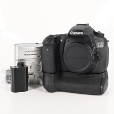 Canon EOS 60D 18MP Digital SLR Camera Body w/ BG-E9 Battery Grip Read 536