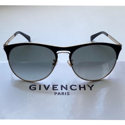 Neu Givenchy Designer Damen Sonnenbrille Brille Schwarz Gold