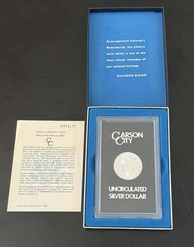 1878-CC Morgan Silver Dollar – GSA Hoard – Uncirculated – Original Box & COA